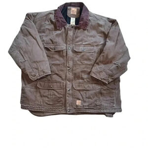 Mens Berne Workwear Washed Contractor Coat